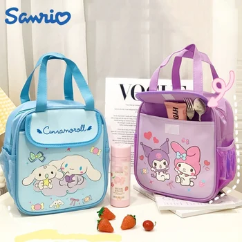 Sanrio Kawaii Lunch Bag Naiste Anime Minu Melody Hello Kitty Reisi Termilise Hommikusöök Kasti Koolilõuna Kasti Tassima Toidu Kott Mänguasi
