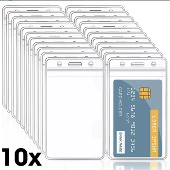 5/10TK Veekindel Läbipaistev Kaardi Omanik Plastikust Kaasaskantav ID-Kaardi Omanike Puhul, Et Kaitsta pangakaarte Mini Kaardi Ladustamise Kotid