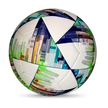 2023 Ametlik: 5 Õmblusteta Soccer Ball Top PU Nahk Eesmärk Meeskonna Mängu Muru Siseruumides Mäng Kasutamiseks Grupp Koolituse Maahokikepid