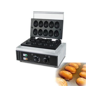 Kaubanduslikele 10 võrgud Muna Kujuline Vahvel Tegijad Eggette Vahvel Küpsetamine Masinad Hane Muna Kook Masin Non-Stick