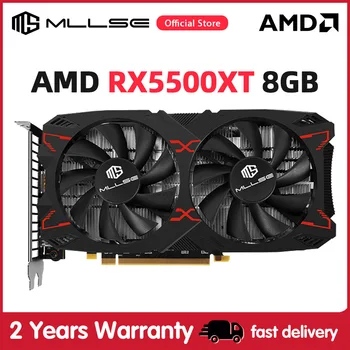 MLLSE AMD RX5500XT 8G Mängude Graafika Kaardi 8GB 128Bit GDDR6 PCI-E 4.0×8 GPU Radeon rx5500xt 8gb mäng videokaardid Placa de vídeo