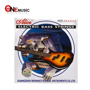 Electric Bass String Alice 4-string Set (045-105) Teras Core Nikliga Legeeritud Haava - A606(4)-L encordoamento