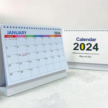 2024 Kalender Raamat Tearable Kalendrid DIY Teataja Planeerija Kaunistamiseks Materjali Raamat Kleebised kontoritarbed