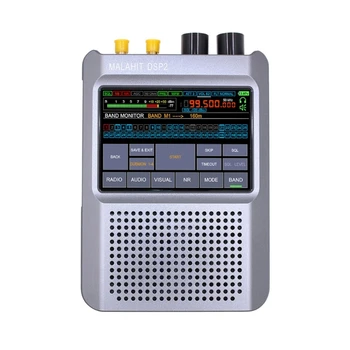 DSP2 10kHz-380MHz 404Mhz-2GHz-Vastuvõtja Malahhiit Raadio 5000mAh 3,5