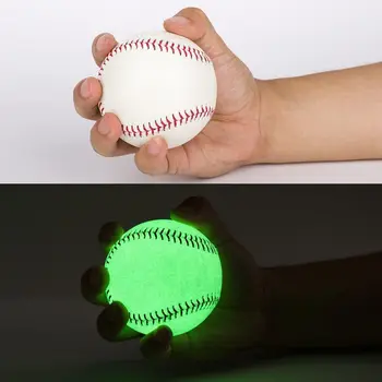 Eriline Nahk Kerge Kuni Baseball 9 Tolline Ametlik Suurus Kuma Pimedas Pesapalli Valge Noctilucent Valguses Helendav Pesapalli Lapsed