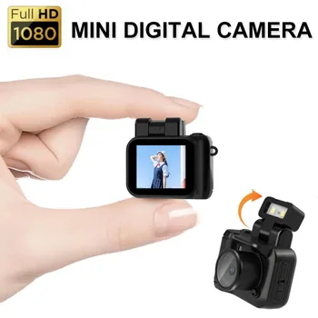 1080P Mini Kaamera Kaasaskantav Pocket Cam HD-LCD Ekraan Digital SLR Kaamera koos Välgu Valguse videosalvesti Väike Videokaamera