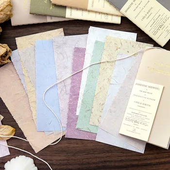 24tk Vintage Materjali Paber Tekstuuri Junk Journaling Teenetemärgi DIY Scrapbooking Raamatu Lehekülg Kollaaž Käsitöö Taust Raamat