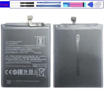 BN44 Asendamine Aku Xiaomi Redmi 5 Pluss Xiao mi Redrice 5 Pluss BN44 Bateria 4000mAh +Tracking Number