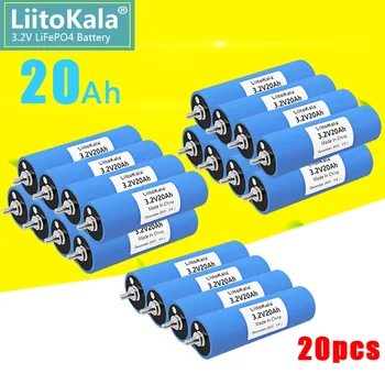 20pcs LiitoKala 3.2 V 20AH 3C LiFePo4 Aku Lithium diy 12V E-bike, Roller Ratta Tool AGV Auto golfiautod Batterie