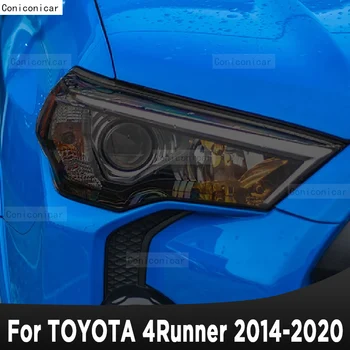 2 Tk Auto Esitulede kaitsekile Tulede Taastamine, Suitsutatud, Must TPÜ Kleebis Toyota 4Runner 2014-2020 Tarvikud