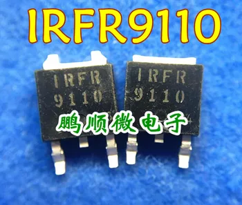30pcs originaal uus IRFR9110 P channel field-effect MOS transistor 3.1A100V ET-252 laos
