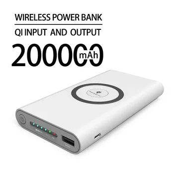 200000mAh Traadita Power Bank kahesuunaline Kiire Laadimine Powerbank Kaasaskantav Laadija tüüp-c Välise Aku iPhone