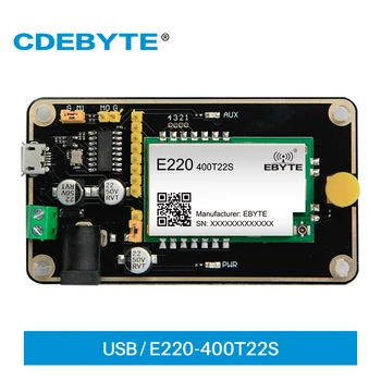 Test Juhatuse Komplekt E220-400T22S Traadita Serial Port Moodul USB Juhatuse RF Moodul CDEBYTE E220-400TBL-01