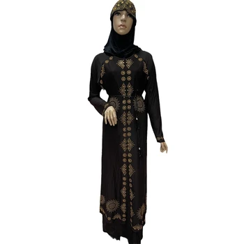 Aafrika Kleidid Naistele Elegantne Polüester 2023 Uus Moslemi Mood Abayas Dashiki Rüü Seal Kaftan Kaua, Maxi Kleit Türgi Aafrika