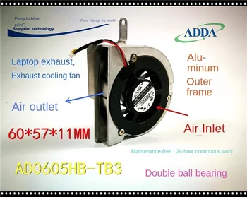 Mute AD0605HB-TB3 6cm 5V Sülearvuti Turbiini kuullaager jahutusventilaator