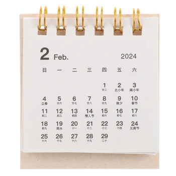 Kalender Väike Laua Kalender Lihtne Laud Coil Kalender Kontor Paber Kalender