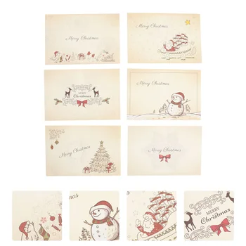 Jõulude Teema õnnitluskaardid Õnnistus Ümbrikud Kirjapaber DIY Puhkus Kingitus Sõnum Kaardi Armas Xmas Ümbrikud