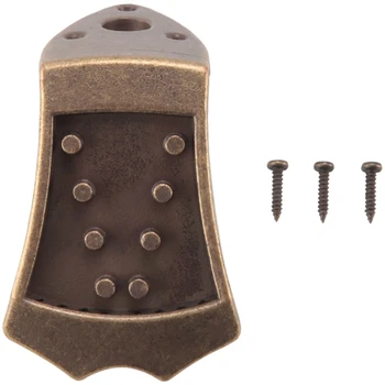 Pronks Metallist Kolmnurk Mandoliin Tailpiece Osad 8 String Kaarjas Top Mandoline Asendamine