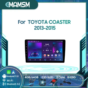 MAMSM Traadita CarPlay Android Auto Raadio Toyota Coaster 2013-2015 4G Auto Multimeedia Mängija, Navigatsiooni GPS 2din 10 Tolli