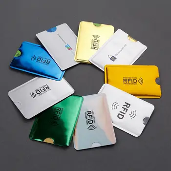 5TK Anti Rfid-Kaardi Hoidik NFC Blokeerimine Lugeja Lukk Id Pank Kaardi Valdajale Juhul Kaitse Metallist Krediitkaardi Juhul