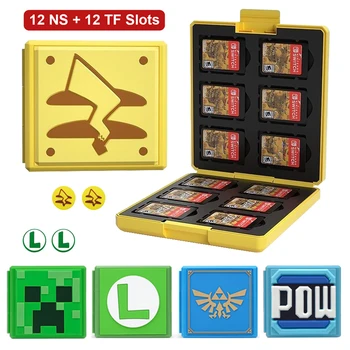 Lülita Mäng Kaardi puhul NS Switch Games Micro SD Kaardid, Lülitage OLED Mäng Omanik Kasseti Puhul 12 Mängu Kaardid Ladustamine
