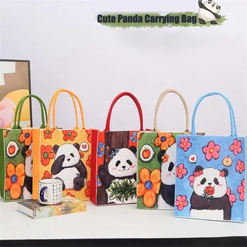 Panda-Teemastatud Käekott Koomiksi Ja Anime ostukott Suure Mahutavusega Hiina Panda Käekott Kingitus Sõitmisest Kott Naiste Rahakott