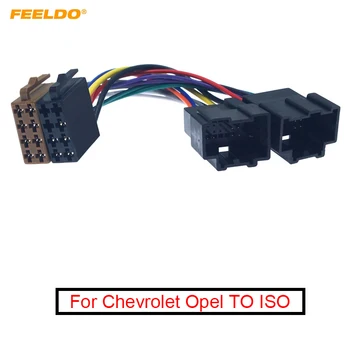 FEELDO Auto CD-Raadio Konverteerimise Wire Plug Adapter Chevrolet, Opel ISO Stereo Juhtmestik Originaal Pea Üksused Kaabel