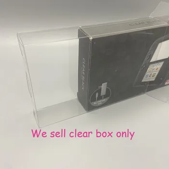 Läbipaistev PET katta kast 2DS Jaapani versiooni ja USA versiooni mängu konsool ladustamise display box
