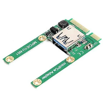 Mini PCI-E USB3.0 Adapter Card Pcie USB 3.0 Adapter, mis Sobib sülearvutitele