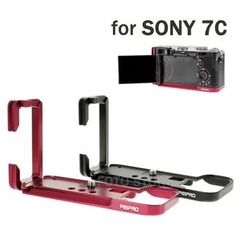 Peipro L Plaadil Sony A7C Kaamera Quick Release alusplaat L kuju Bracket Käe Grip Omanik Tarvikud