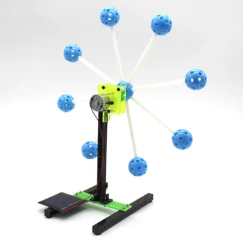 Loov Teadus Katse DIY Päikeseenergia Ferris Wheel Käsitöö Mänguasjad, Lapsed Puzzle kokku pandud Komplektid Füüsilise õppematerjale