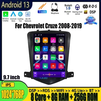 Näiteks Chevrolet Cruze 2008-2019 Android 13 Car Stereo-Radio 9.7 tolline Multimeedia Video Mängija, Navigatsiooni GPS 4G Lte 2Din juhtseade
