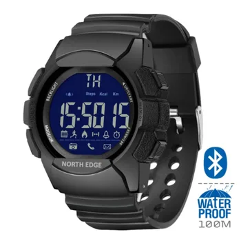 Smart Watch Meeste Sõjalise Veekindel 100M Armee LED, Bluetooth Teave Telefoni Meeldetuletus IOS Android Sport Vaadata Reloj Hombre