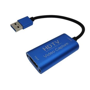 4K Video Capture Card USB 3.0 HDMI-ühilduvate Grabber Diktofoni PS4 Mängu DVD Videokaamera Kaamera Salvestuse Live Streaming