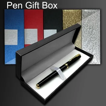 Pliiatsi kasti pakend kinkekarbis metallist pastapliiats allkiri pliiatsi lahter juhuslik värv