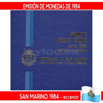 J0040 # San Marino 1984. Iga-aastase mündi küsimus (BU) WCC # MS27