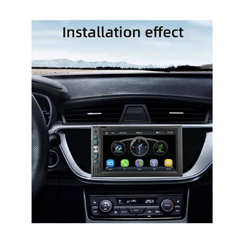 6.2 Tolline autoraadio koos Traadita CarPlay Android Auto Stereo Vastuvõtja Touch Ekraan, Bluetooth FM-USB-HD MP5 Mängija 6200W