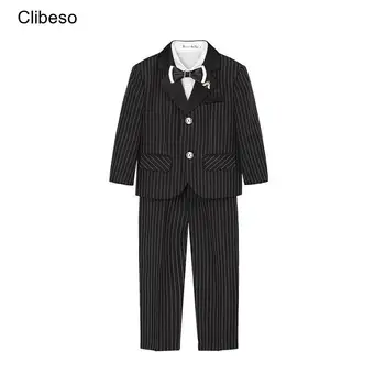 2024 Clibeso Poiss Lapse Pulma-Ülikond Set Elegantne Baby Poiste Riided Teismelised Grad Öö Kostüümid Lastele Härrasmees Vastuvõtva Riided
