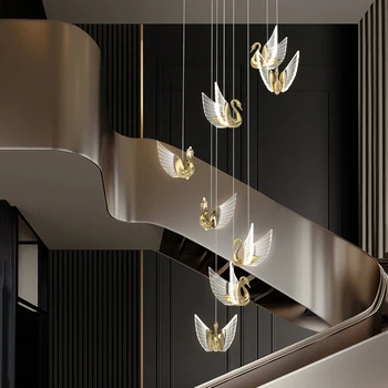 Luige Kuju Hulgi-Kõrge Kvaliteediga Sise Hotel Luxury Gold Lühter Loominguline Crystal LED Rippvalgusti Lamp