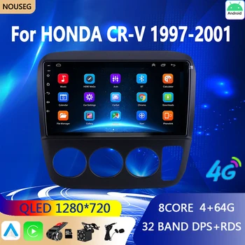 Android autoraadio Carplay Honda CR-V CRV 1995 - 2001 Multimeedia Video Mängija Auto GPS-i 2 Din IPS Ekraan