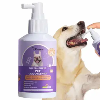 Lemmiklooma Oral Care Spray Koertele Pet Suulise Spray 50ml Tõhus Suuline Puhastatav Spray Puhaste Hammaste Lemmikloomadele Ja Kassid