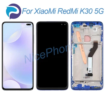 Eest RedMi K30 5G LCD Ekraan + Touch Digitizer Ekraan 2400*1080 M1912G7BE, M1912G7BC Jaoks RedMi K30 5G LCD Ekraan