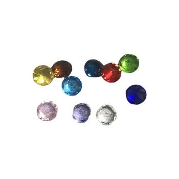 10Piece Käsitöö DIY Kristall Teemant Pärlitega Kaunistus Rippuvad Kaunistused Mitmevärviline