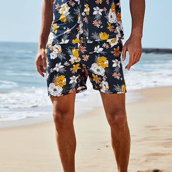 Mens Ujuda lühikesed Püksid, mille Võrgusilma Vooder Havai Püksid Meestele Prindi Beach lühikesed Püksid Mees Kiire Kuiv Supelrõivad Pardal Lühikesed Ujuda Reisikohvrid Meestele