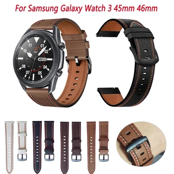 Samsung Galaxy Vaata 3 45mm SM-R840 Sport Nahast Rihm Smart Watchband 22mm eest Käik S3 Piiril/Classic Käepaela Käevõru