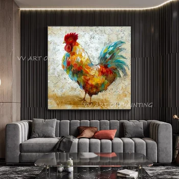 Kana Loomade Kunsti Maastiku Suured Abstraktne Lõuend Seina Art 100% Käsitsi valmistatud Õli Maali kodu kingitus