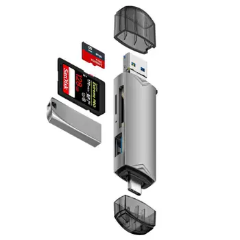 Uus-Kaardi Lugeja USB 3.0&Type C SD-Micro SD TF-Kaardi Lugeja ARVUTI Sülearvuti Tarvikud Smart Mälu Väline SD-Kaardi Lugeja