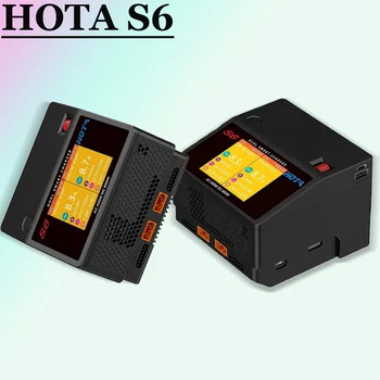 HOTA S6 15A Dual Channel Smart Ultra Väike Suurus Laadija AC400W /DC650W Lipo LiHV Elu LiIon NiZn NiCd, NiMH Aku