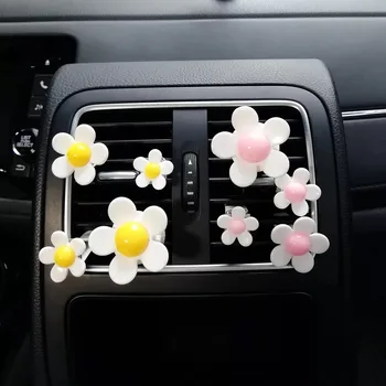 4 tk auto õhu väljalaskeava lõhnaaine klamber daamid auto konditsioneer outlet parfüümi aroom clip
