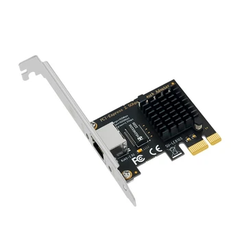 NetworkAdapter Kaart PCIE X1 2,5 Gbps LANController RTL8125BG Kiip Toetus 10/100/ 1000Mbps/2.5 Gbps